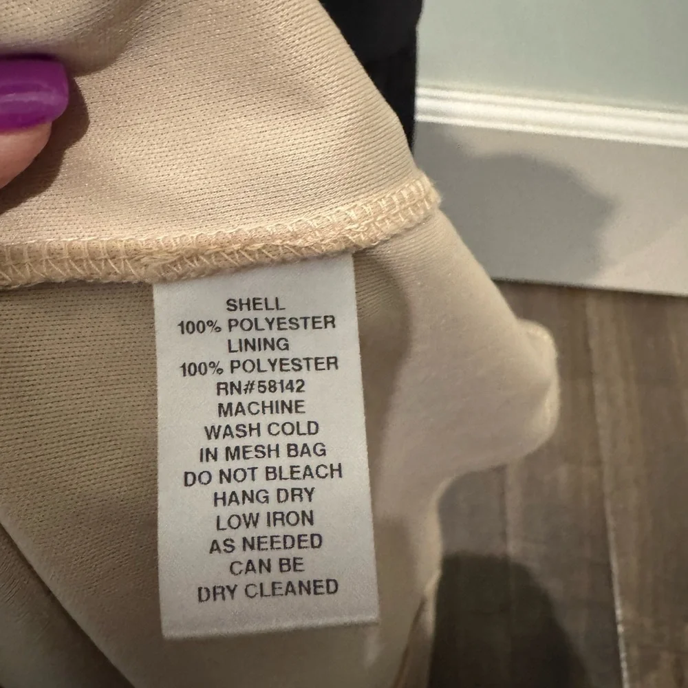 London Times Black Nude Lace Chiffon Halter Maxi Evening Gown – Size 6 - Picture 12 of 14